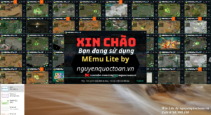 MEmu Player 7.3.3 Lite Android 7.1 chạy nhiều tab giả lập