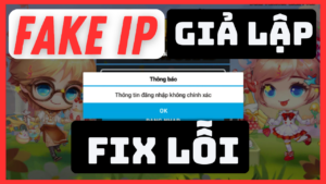 Fake IP cho từng giả lập bằng phần mềm College Proxy